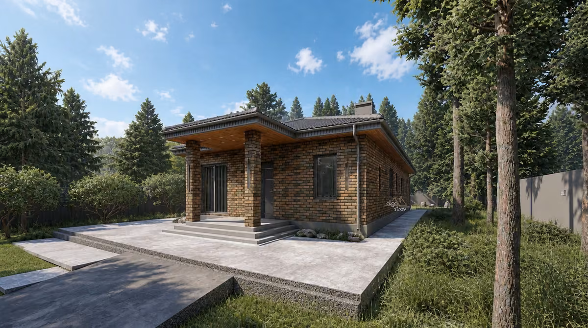 Проект дома Александрия 118, ракурс 3