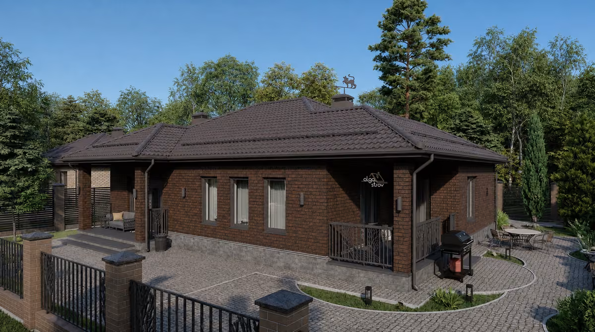 Проект дома Альтера (терраса) 121, ракурс 3