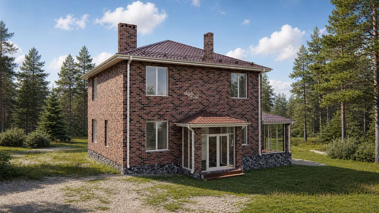 Проект дома Цюрих 188: 2 этажа, 188 м², 4 спальни