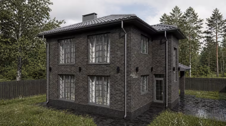 Проект дома Ника 142: 2 этажа, 142 м², 5 спален