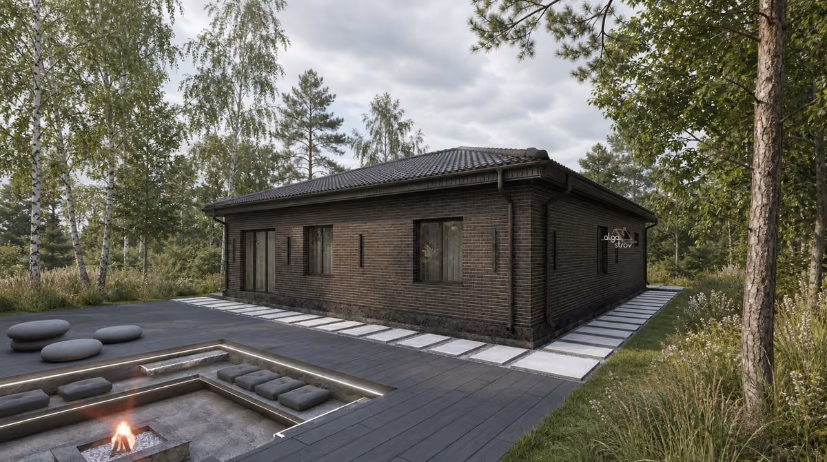 Проект дома Сион 132, ракурс 3